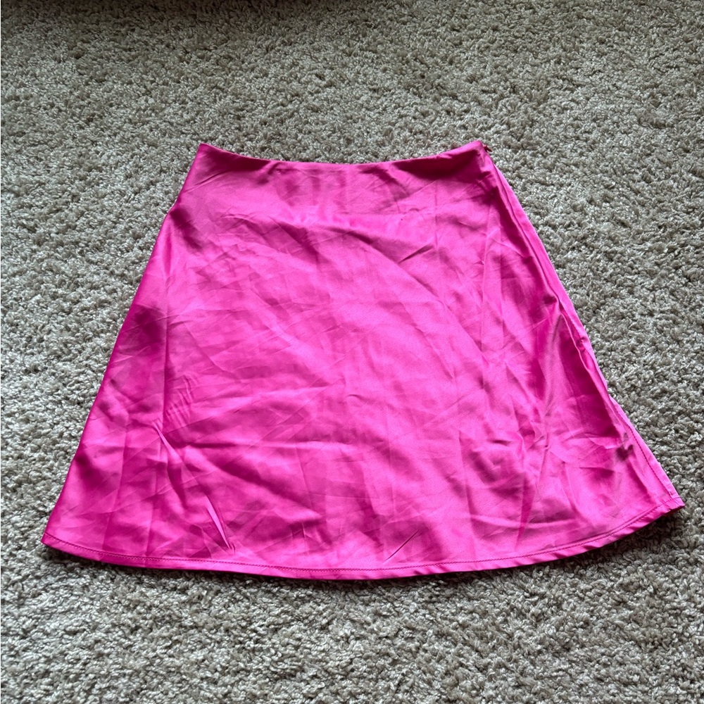 Pink skirt
